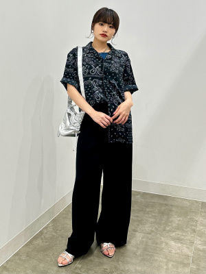 GU公式 | ドレープワイドパンツZ(セットアップ可能)