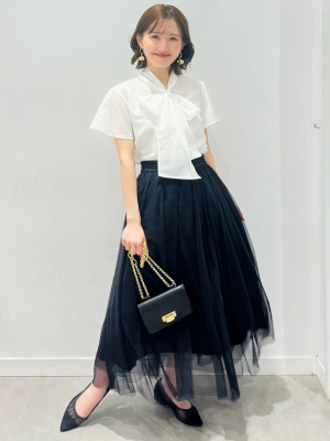 GU公式 | チュールフラットシューズ