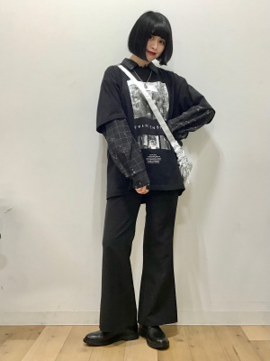 GU UNDERCOVER オーバーサイズジャケット BLACK XSサイズ GU公式 | オーバーサイズジャケット UNDERCOVER