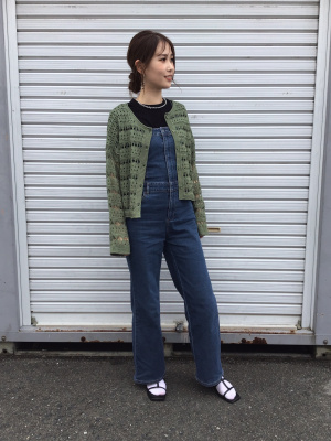 GU公式 | ベアトップサロペットパンツ