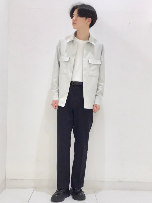 msk❤︎様確認用 GU公式 | ドライイージーケアCPOシャツ(長袖)SW(セットアップ可能)