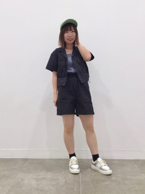 GU公式 | ナイロンプルオンショートパンツ+E