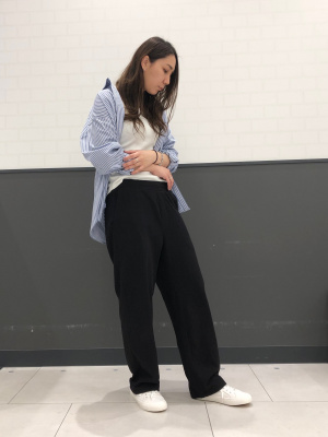 GU公式 | カットソーバギーパンツ(丈標準70.0～74.0cm)