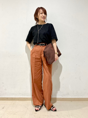 GU公式 | ウエストドローストリングT(5分袖)