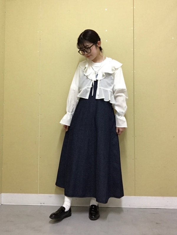 コマコマ様確認用 GU公式 | ラッフルボレロブラウス(長袖)Q+E