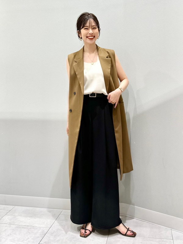 ダブルスタンダード　ノースリーブ　トップス　ロングジレ　ワンピース spdds091.jpg