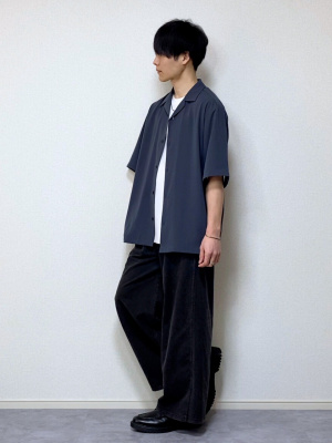 その他 gu-2 GU ウォッシュドスウェットプルオンパンツ 352067 ワイドパンツ