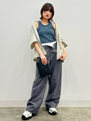 その他 thus GU公式 | ドライジップアップシャツ(5分袖)SW+E(セットアップ可能)