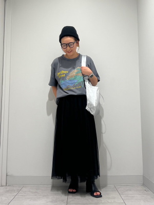 GU公式 | ナイロンドローストリングショルダーバッグ