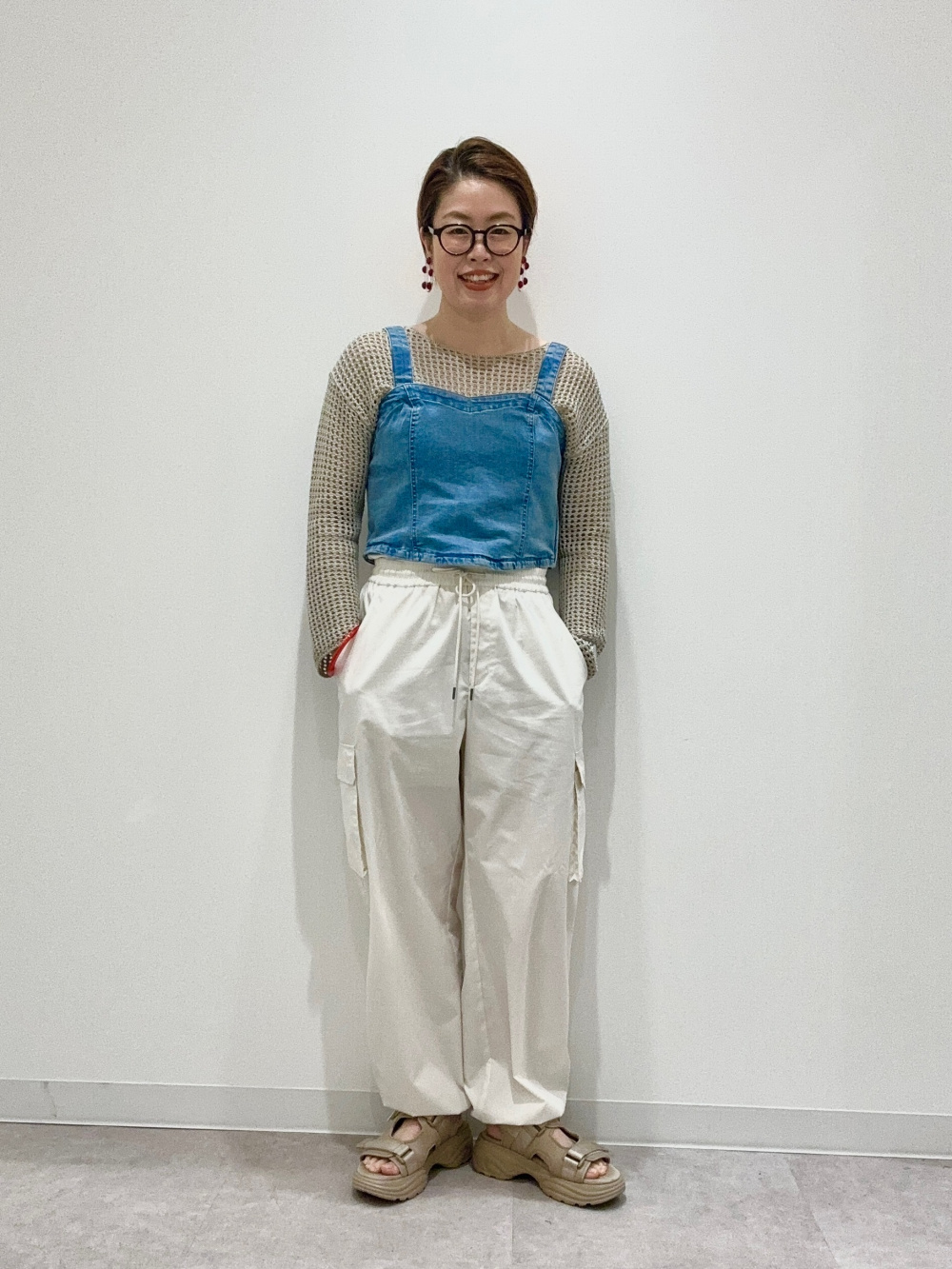 COMME des GARCONS(コムデギャルソン) 2024SS チェックニット GM
