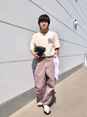 GU公式 | パラシュートパンツ(セットアップ可能)