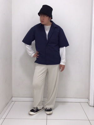 telyou テルユー　ペーパーブレードバケットハット（M）58㌢ とにかくデカい！】大きいサイズ バケット ハット 帽子 メンズ