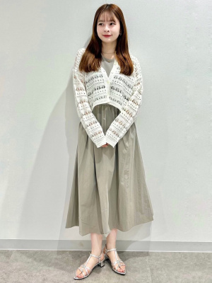 GU公式 | テックコンビネーションワンピース(ノースリーブ)+E