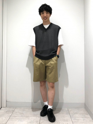 GU公式 | ウォッシャブルメッシュニットベスト