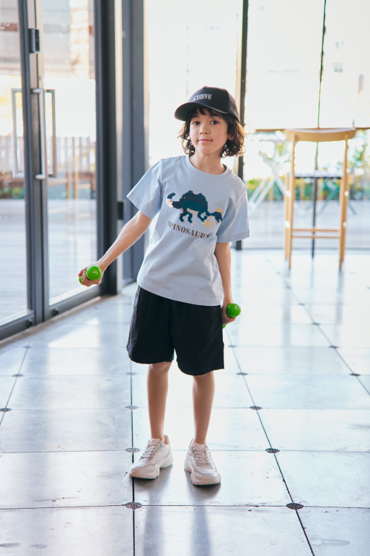 きゃらてん GU公式 | GIRLSクロップドギャザーシャツ(半袖)JR