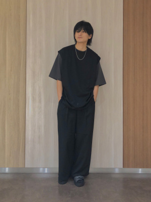GU公式 | ドレープワイドパンツZ(セットアップ可能)