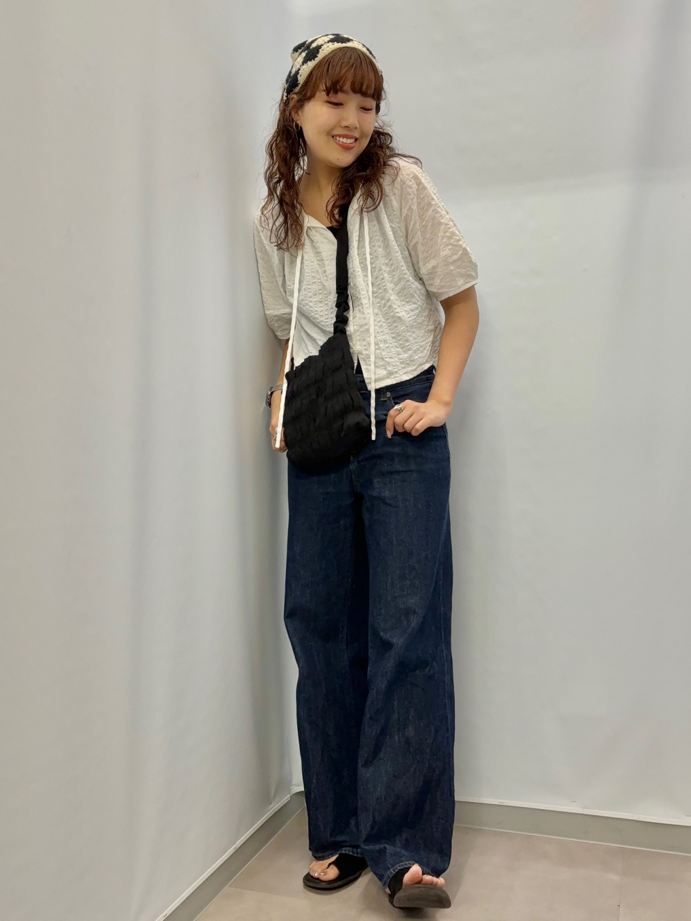 コーディガン 羽織 ワイドスリーブ ミドル丈 ブラック CV821 コーディガン 羽織 ワイドスリーブ ミドル丈 ブラック CV821