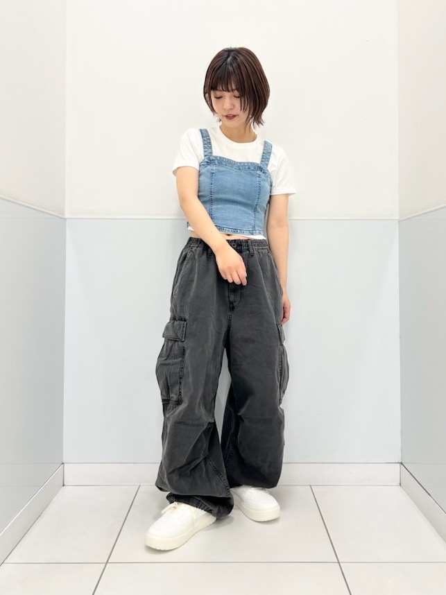 otonacium 解き放っ デニムビスチェ