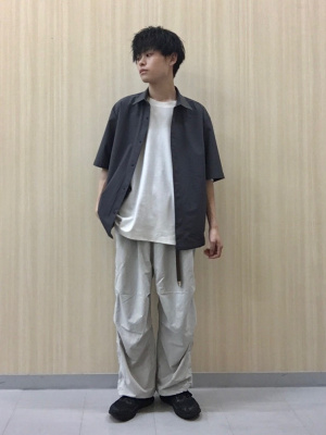 GU公式 | パラシュートパンツ(セットアップ可能)