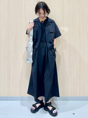 GU公式 | テックコンビネーションワンピース(ノースリーブ)+E