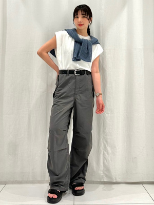 GU公式 | パラシュートパンツ(セットアップ可能)