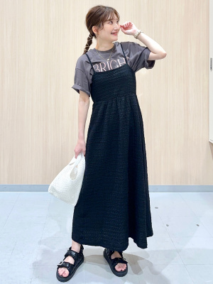 [Jeans]♥クロップド半袖Tシャツ GU公式 | GIRLSクロップドT(半袖)(ロゴ)JR