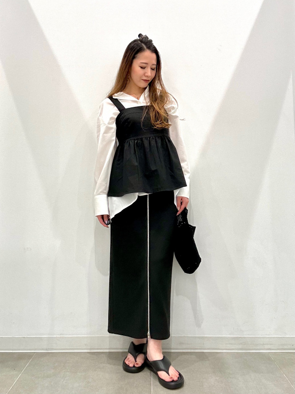 リネンブレンドキャミソール+E（レディース）の着用コーディネート一覧