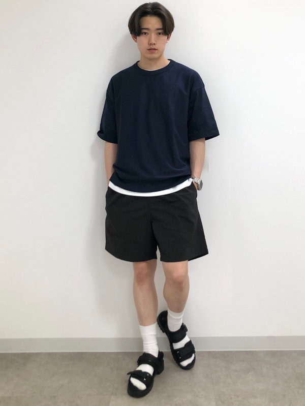 コーデを格上げ【LOUIS VUITTON】コットンクルーネック Tシャツ 大人気！】LOUIS VUITTON コットンニットクルーネック (Louis