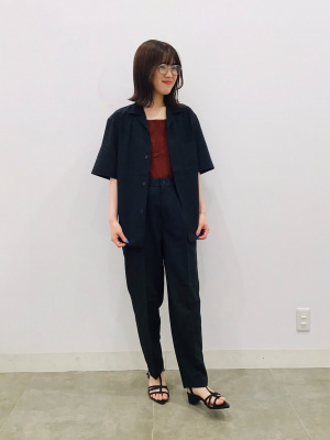 GU公式 | ドライワイドイージーアンクルパンツSW(丈標準64.0