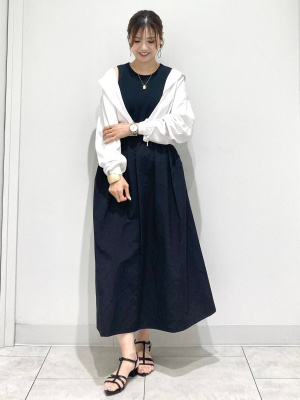 ※　売約済・専用ページ　※ GU公式 | テックコンビネーションワンピース(ノースリーブ)+E