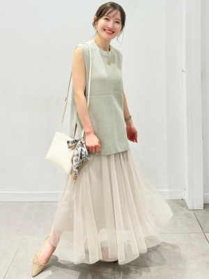 GU公式 | チュールフラットシューズ