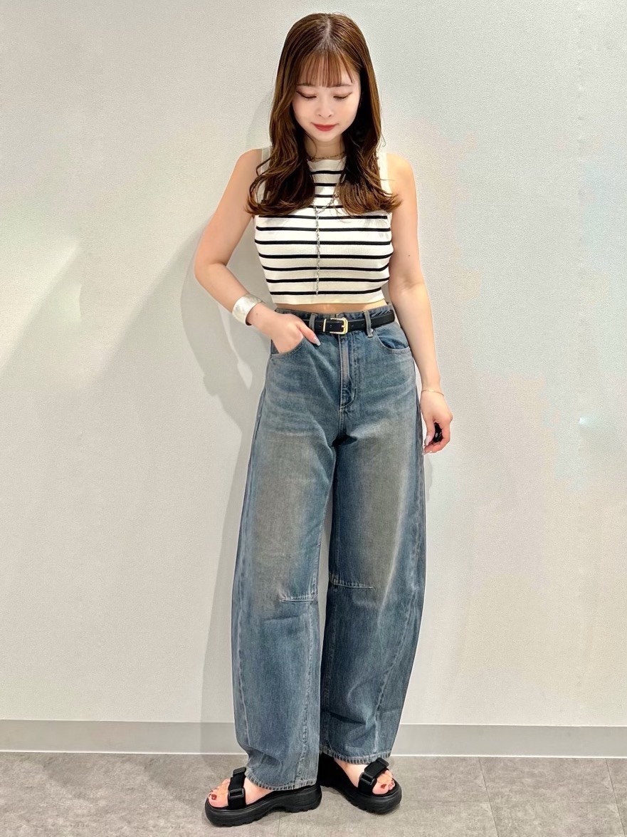 パンツとニット crewre online shop / サイドシームレスニットパンツ