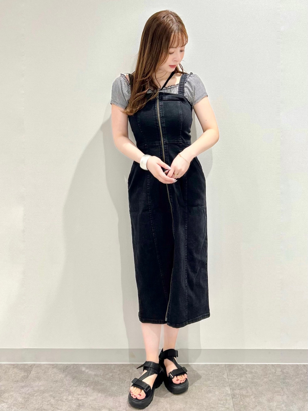 イルグッフォワンピース14Ａ LOULOU WILLOUGHBY】オーガンジーフラワー刺繍ワンピース