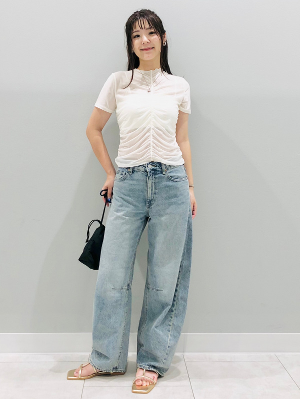 雙子圖 Ribbed Cropped T-Shirt/L、Fringe Double Pocket Knitted
