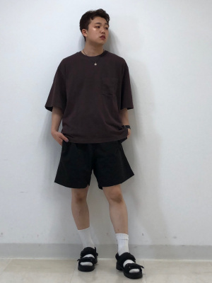 その他 gu- GU公式 | ハイアンクルソックス(バックロゴ)