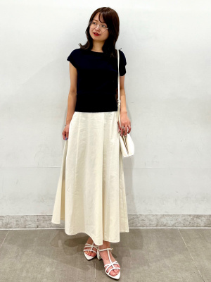 GU公式 | バックボタンセーター(半袖)Z+E