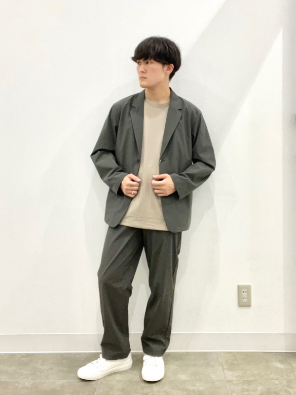 ナイロンストレッチジャケットSW+E(セットアップ可能)（メンズ