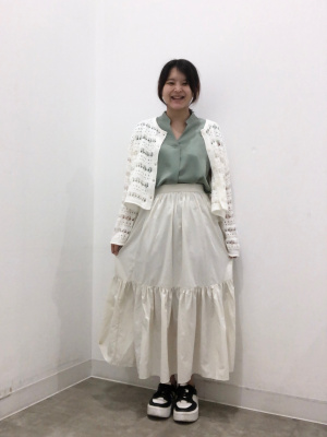 GU公式 | 透かし編みカーディガン(長袖)