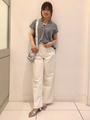 GU公式 | ライトデニムワイドパンツ(丈標準69.0～73.0cm)