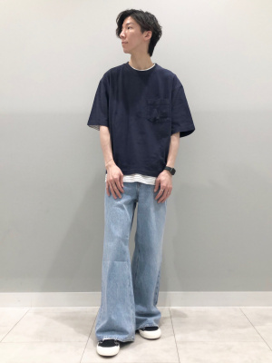 GU - GU☆ミドルライズワイドジーンズ☆sサイズ☆新品の通販 by