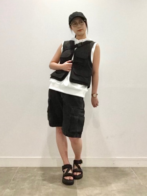 Jeep ジープ ユーティリティベスト／フィッシングベスト ハーフパンツ