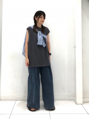 shinsyu.skさまご確認用 GU公式 | レザークロスストラップサンダル+E