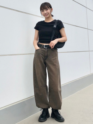 GU公式 | サイドルーシングT(半袖)