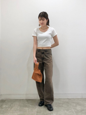 GU公式 | リブミニT(半袖)+E