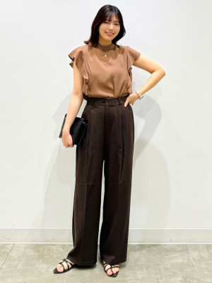 theory 23SS Classic Crepe スタンドカラーブラウス クラフトスタンダードブティック CRAFT STANDARD BOUTIQUE ノー