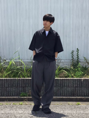 GU公式 | ツータックバギースラックス(丈標準71.0～75.0cm