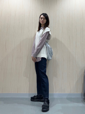 【MOON TREE PLANET】シースルーオーバーサイズシャツ AZUL BY MOUSSY | オーバーサイズジャガードニットポロ (ニット
