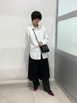 GU公式 | オーバーサイズシャツ(長袖)(UVカット機能付き)