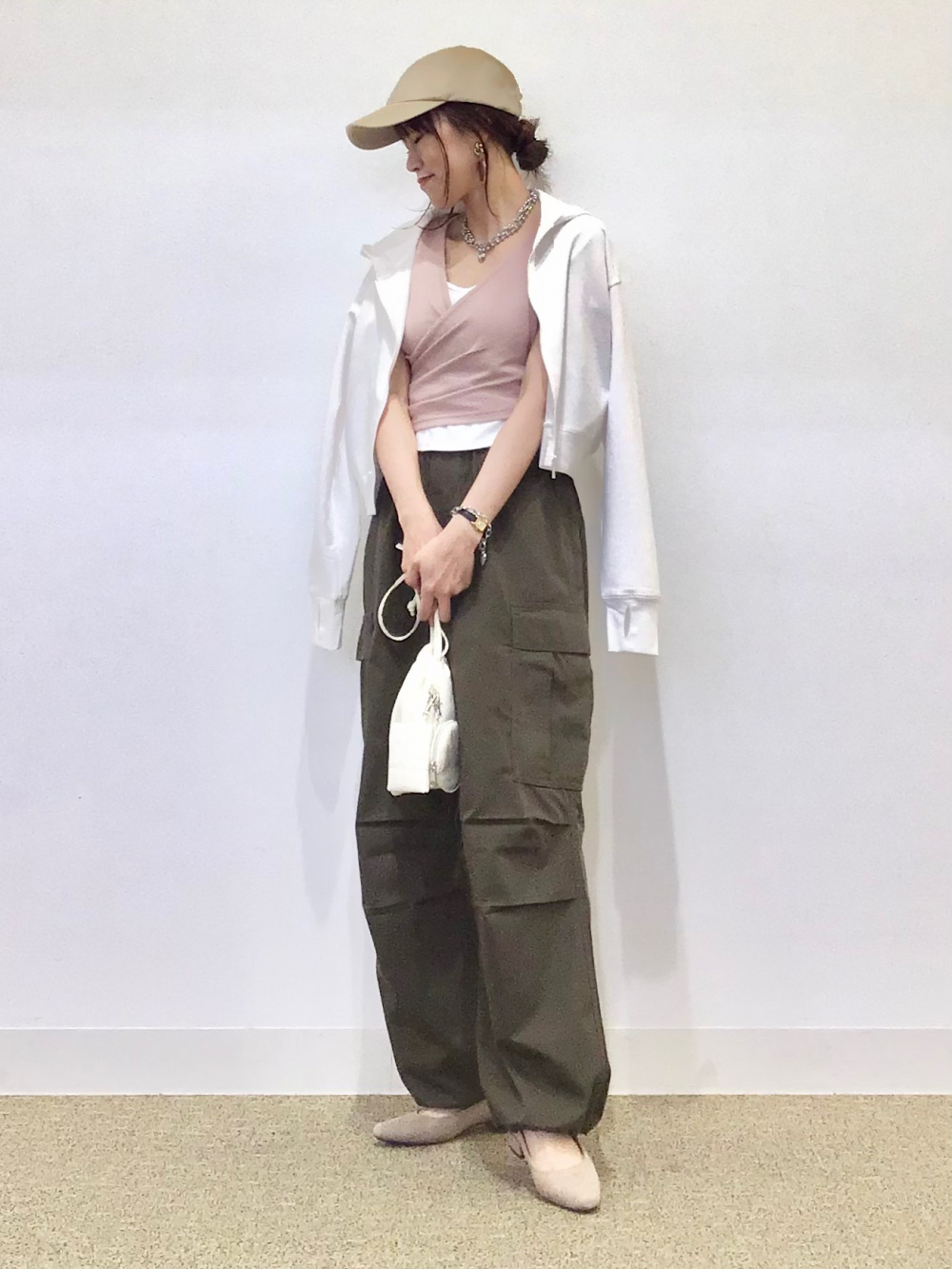 UVカットフルジップパーカ(長袖)(2025年度夏商品)、カシュクールT」の
