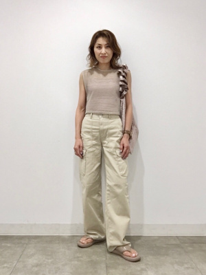 GU公式 | スタイルドライブラフィールリブクロップドキャミ+X
